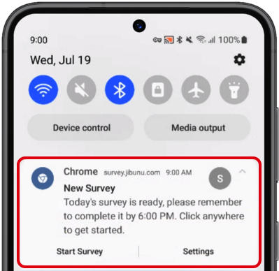 Mobile Push Notification Example